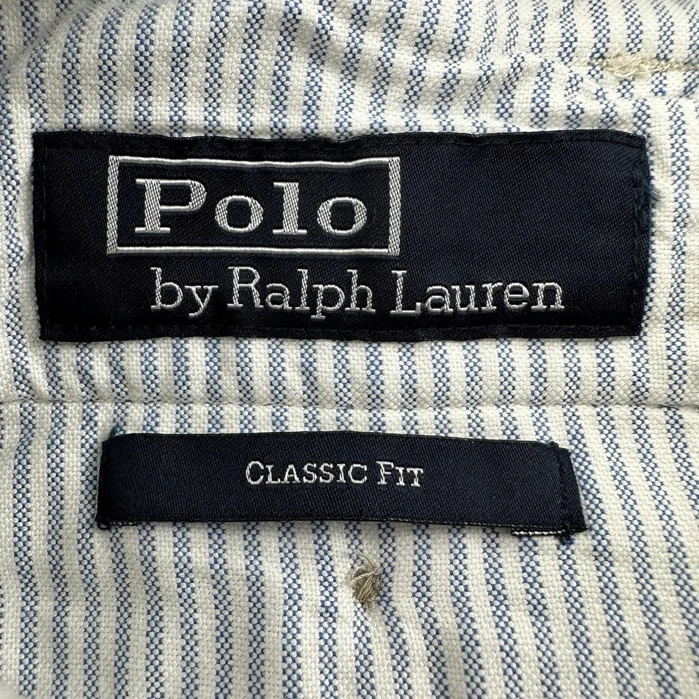 Polo Ralph Lauren Andrew Pleated Chino Pants Mens 49x30 Tan Oatmeal Cotton Big